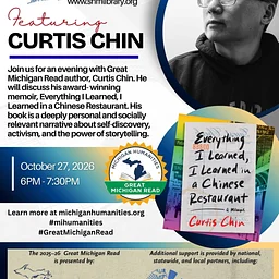 Great Michigan Read Author Curtis Chin