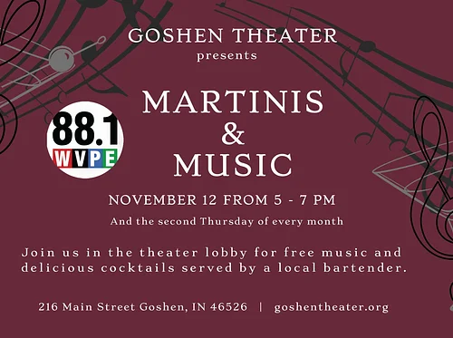 Martinis and Music: November Edition