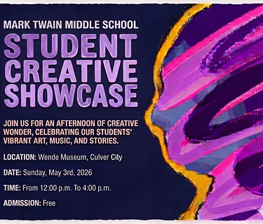 Mark Twain Middle School Student Creative Showcase