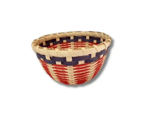 Basket Workshop: Red, White and Blue Bowl