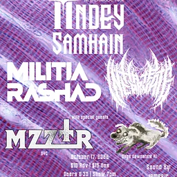 Andey Samhain + Militia Rashad + Hate Incarnate + MZZTR + Dogs Downstate