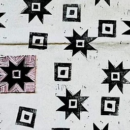 Art & Sip: Geometric Block Print Tote