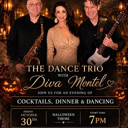 The Dance Trio with Diva Montel: Halloween Dinner & Dancing