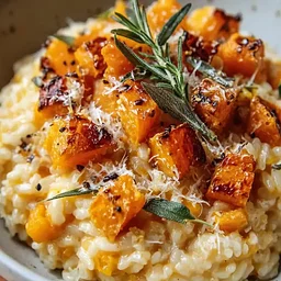 Rustic Loaf with Butternut Squash Risotto