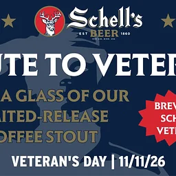 Red, White & Brew: Schell’s Salute to Veterans