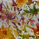 Watercolor Painting in the Moran Garden