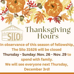 CLOSED for Thanksgiving
