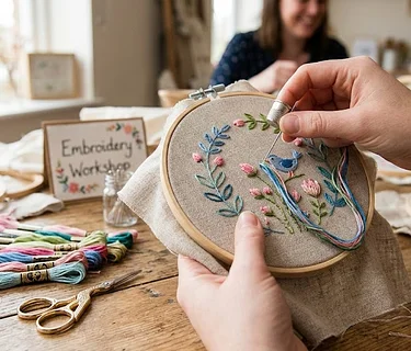 Embroidery Workshops, Session #2 3/21