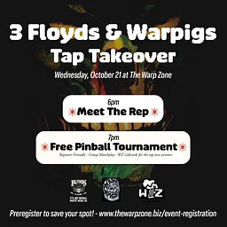 3 Floyds/Warpigs Tap Takeover & Pinball Tournament
