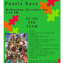 Cuddly Christmas Puzzle Race
