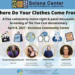 Where do your clothes come from? A Community Movie Night with Solana Center