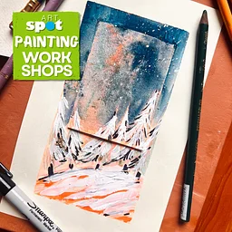 Painting Workshop: Paint Your Own Mixed Media Holiday Cards