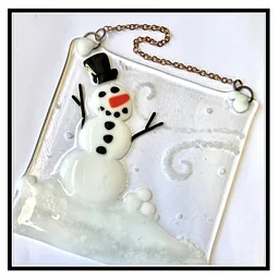 Winter Winds Snowman Suncatcher with Cindi Hardwicke