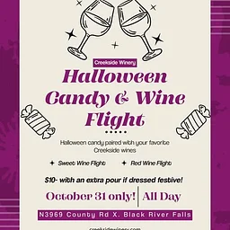 Halloween Candy & Wine Flight – Creekside Winery
