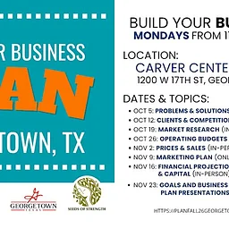 Build Your Business PLAN (Georgetown, TX)