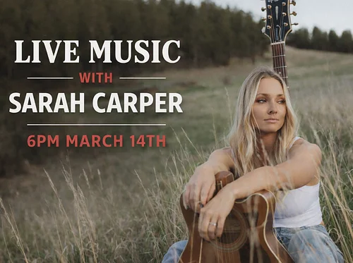Live Music w/ Sarah Carper
