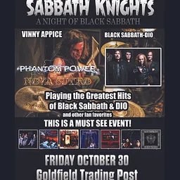 Vinny Appice's Sabbath Knights Phantom Power, Nova Sutro, Big Machine Doors: 7:00 PM