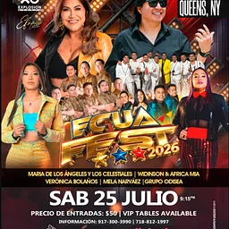 Queens, NY ECUAFEST2026 Maria de los Angeles,Widinson y mas