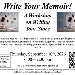 Writing Workshop Series: Write Your Memoir!