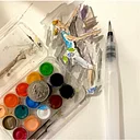 Portable Watercolor Figure Painting: Rock Climber