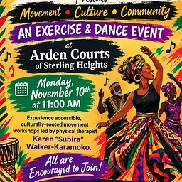 Arden Courts at Sterling Heights: Movement, Culture and Community Exercise and Dance Event