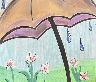 Sip and Paint: April Showers
