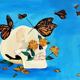 “Monarchs and Skulls” – BYOB Public Class