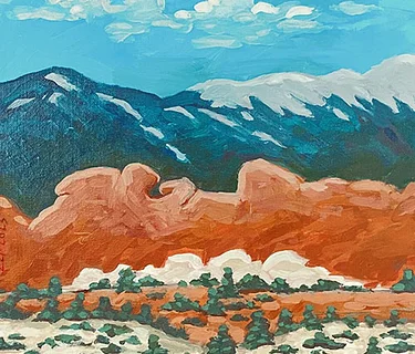 Member Moments: Garden of the Gods Acrylic Landscapes