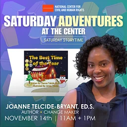 Saturday Adventures at the Center: Storytime with Joanne Telcide-Bryant