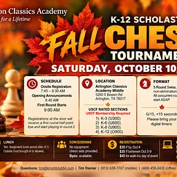 Knight Club K-12 Fall Scholastic