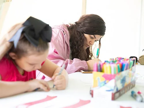 Nature Makers Space: Easter centerpieces