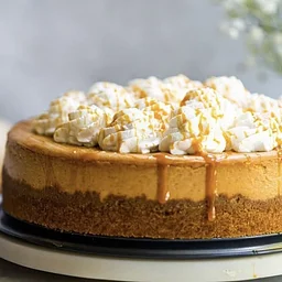 Salted Caramel Pumpkin Cheesecake