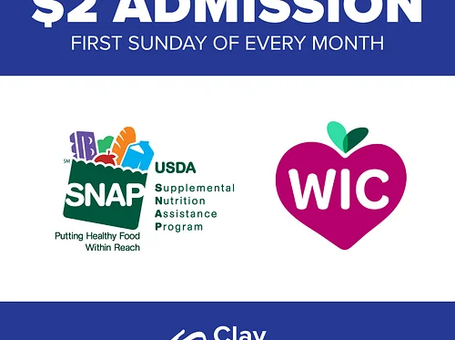 $2 Admission for SNAP & WIC Participants