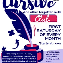 Cursive and Other Forgotten Skills Club