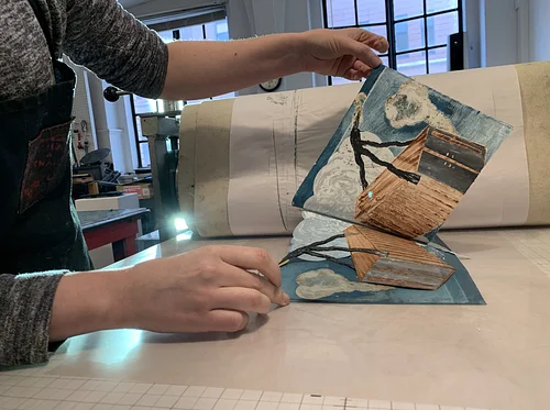 Parent & Child Monotype with Stencils | Jasper & Craig Mains