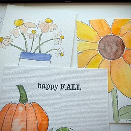 August Watercolor Class