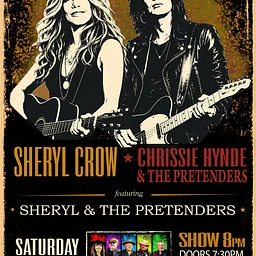 Sheryl & the Pretenders – A tribute to female fronted powerhouses Sheryl Crow & Chrissy Hynde and the Pretenders!