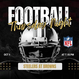 TNF Steelers at Browns