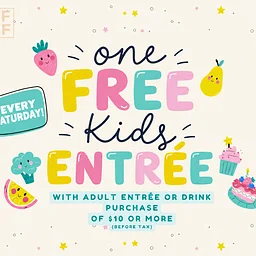 ✨ SATURDAYS AT THE HOFF: FREE Kids Entrée with Adult Entrée 🍔