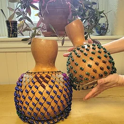 A SHEKERE MAKING WORKSHOP: GOURDS & BEADS