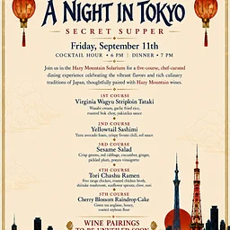 A NIGHT IN TOKYO SECRET SUPPER