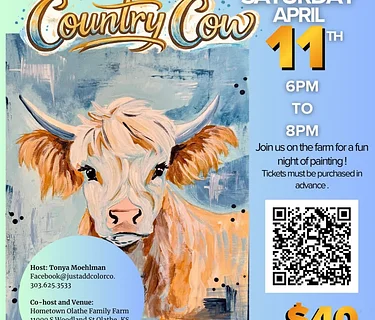 Country Cow Paint Night