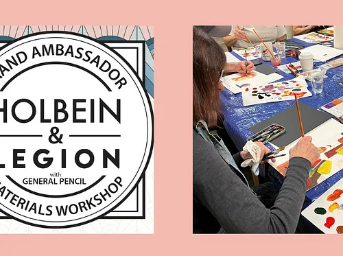 Watermedia Workshop presented with AAPL in partnership with Holbein & Legion Paper and General Pencil