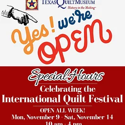Yes, we’re OPEN! SPECIAL OPEN HOURS @ TQM