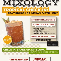 Mixology Workshop: Featuring Las Vegas Distillery