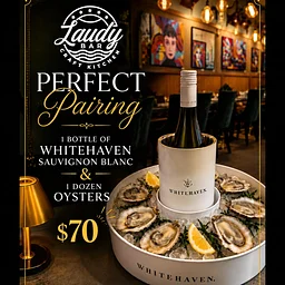 BTL WHITEHAVEN + DOZEN OYSTERS