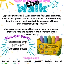 Chalk the Walk Kick-Off Party