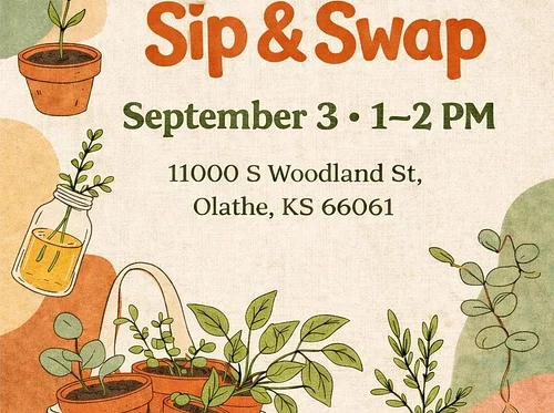 🌿🥂 Plant & Pour – Sip & Swap