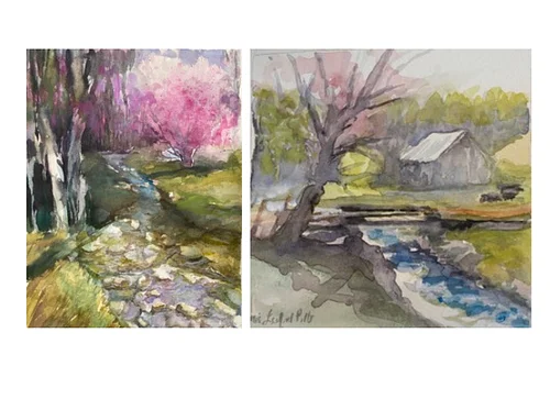 Through the Lens of Color: Landscapes in gouache and watercolor