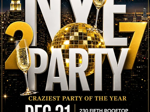 NEW YEARS EVE 2027 @ 230 FIFTH ROOFTOP